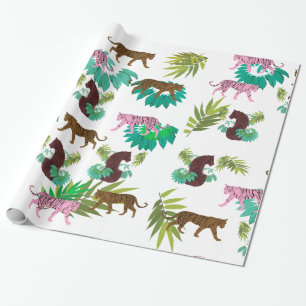 Tigers Pattern Wrapping Paper