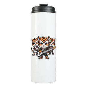 Tigers Playing Band Thermal Tumbler
