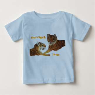 Tigers Purrfect Love Baby T-Shirt