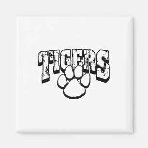 Tigers School Spirit Back To School B Magnet