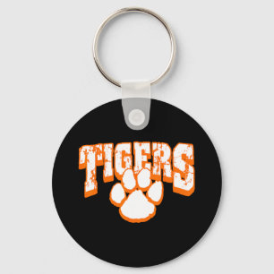 Tigers School Spirit Back To School O Key Ring