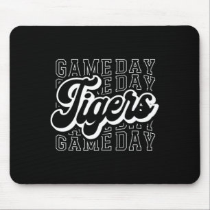 Tigers Sports Mascot - For Tigers Team Football Ba Mouse Mat