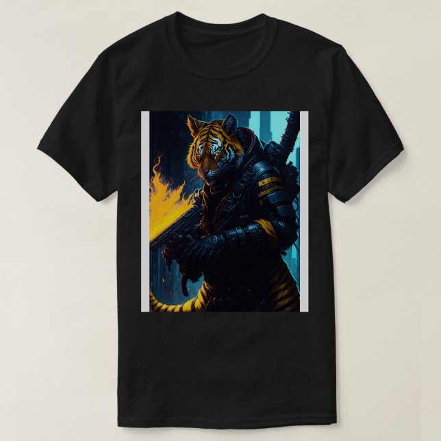 Tigers Techno Inferno 3 T-Shirt (Design Front)