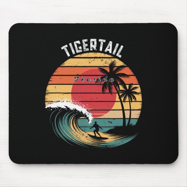 Tigertail Beach Florida Beach Surfing  Mouse Mat (Front)