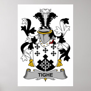 Tighe Family Crest Poster