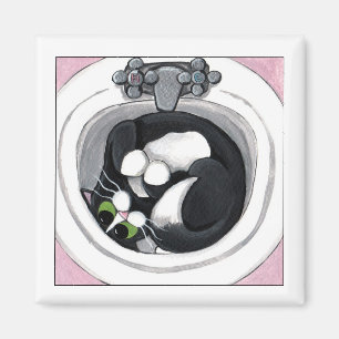 Tight Fit - Black Cat Magnet