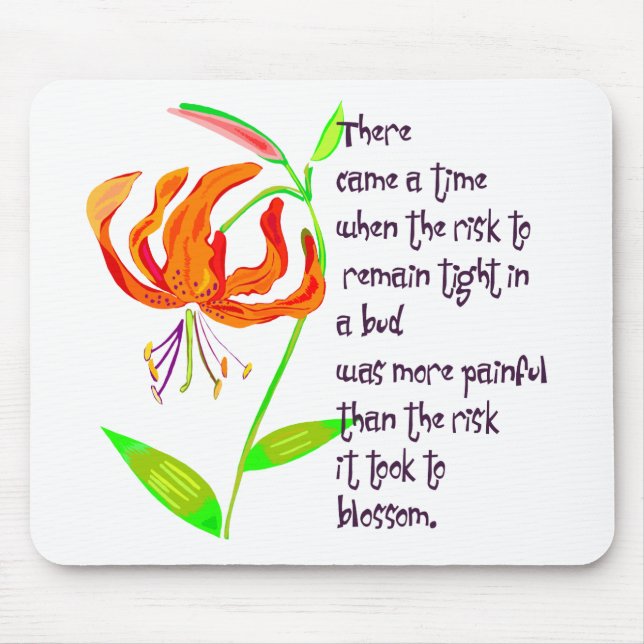 Tight in a Bud Mouse Mat (Front)
