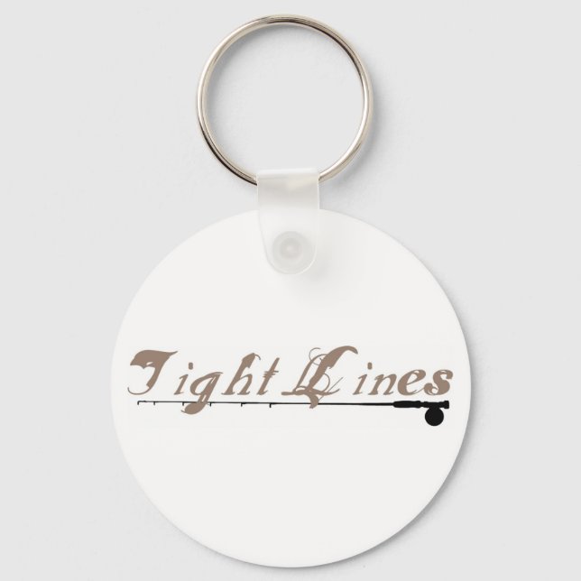 Tight Lines Key Ring (Front)