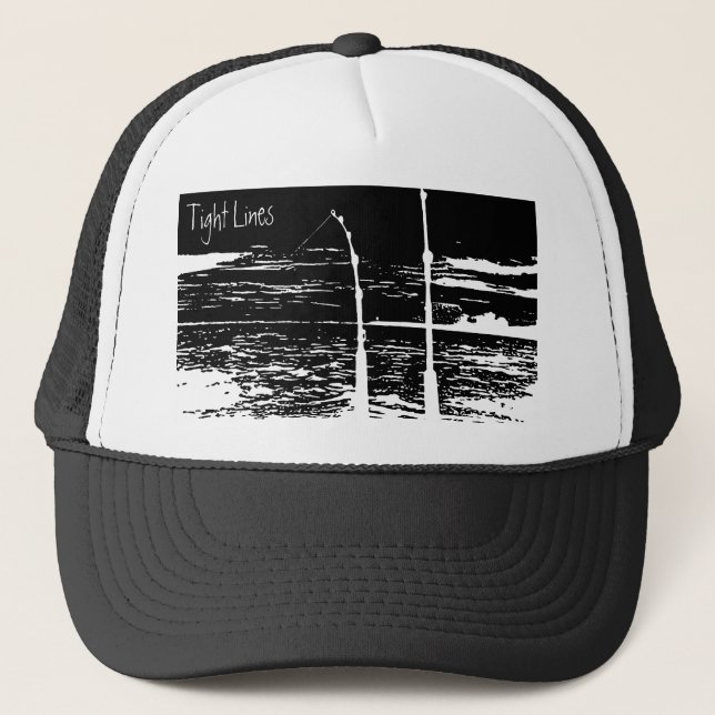 "Tight Lines" Trucker Cap (Front)