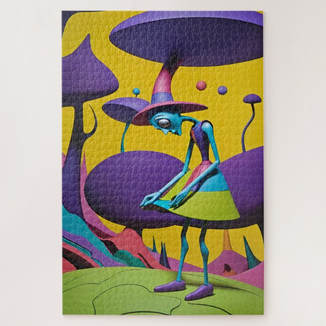 Tight Spot Jigsaw Puzzle (Vertical)