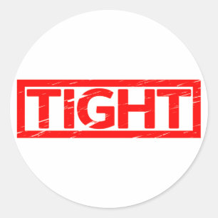 Tight Stamp Classic Round Sticker