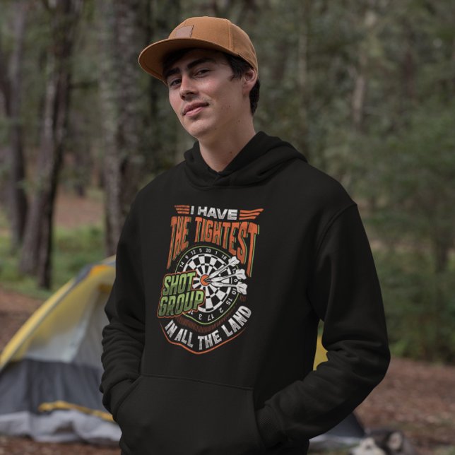 Tightest Shot Group - Legendary Dart Player Hoodie (Creator Uploaded)