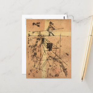 Tightrope Walker by Paul Klee Postcard