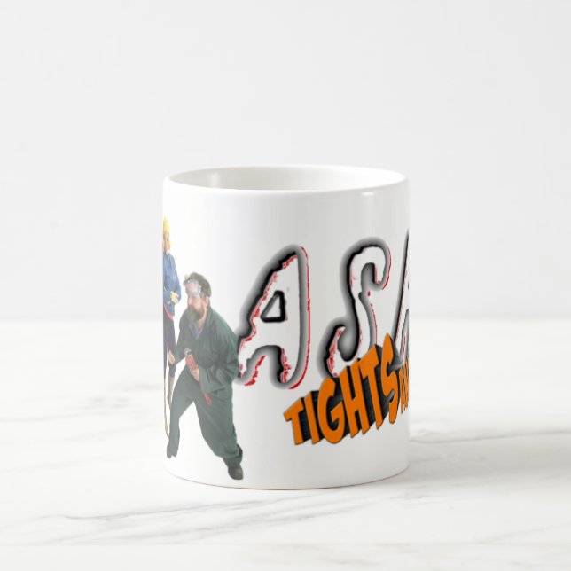 Tights and Fights: Ashes Full Cast Mug! Coffee Mug (Center)