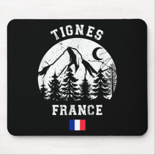 Tignes France Alps Ski Resort Alpine Skiing French Mouse Mat