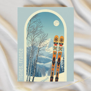 Tignes France ski holiday Postcard