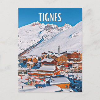 Tignes Ski resort Postcard