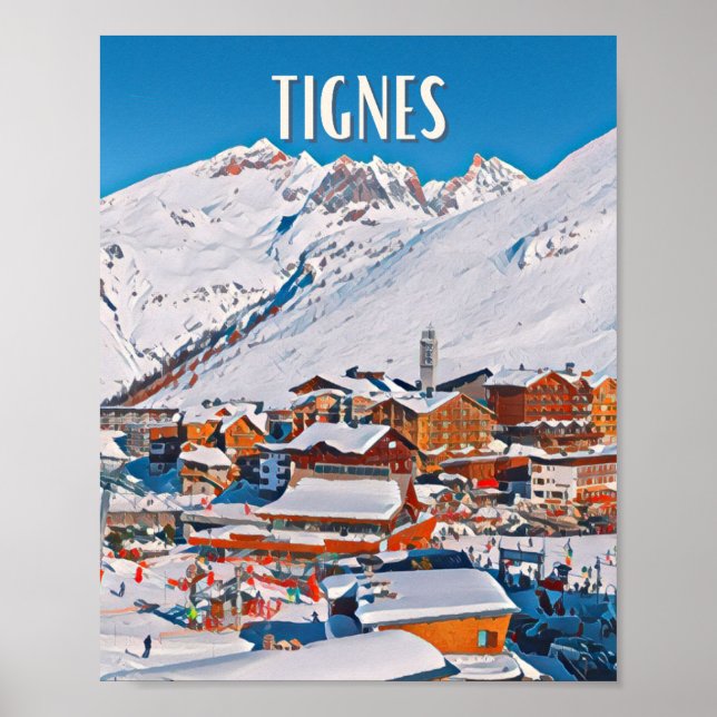 Tignes Ski Resort poster (Front)