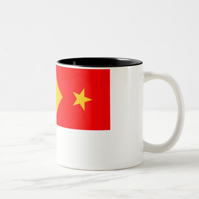 Tigray Flag Two-Tone Coffee Mug (Right)