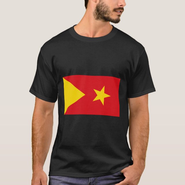 Tigray In My Heart Tigray Inside Me Tigray Flag Lo T-Shirt (Front)