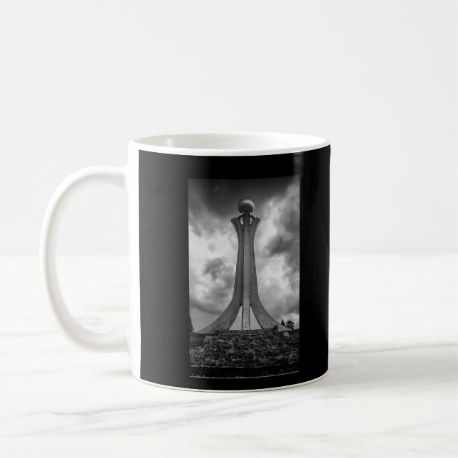 Tigray Mekelle Memorial Sign Ethiopian Tigrinya Coffee Mug (Left)