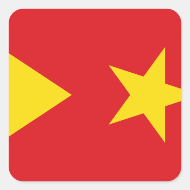 Tigray Region Flag Square Sticker (Front)