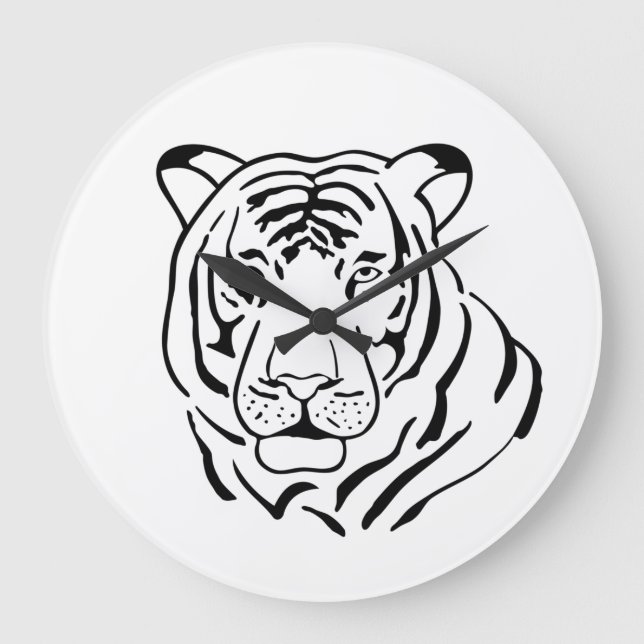 Tigre Gratiffi  Large Clock (Front)