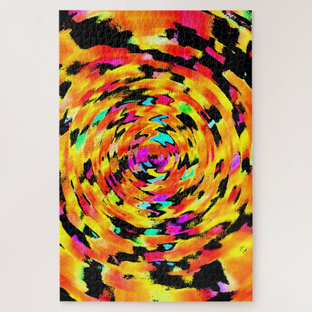 Tigress Abstract Jigsaw Puzzle (Vertical)