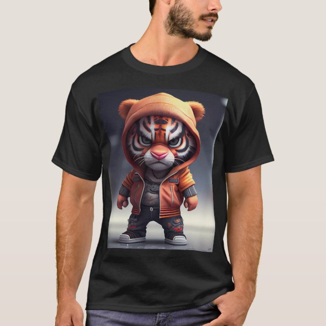 "Tigrinho Hip Hop" T-Shirt (Front)