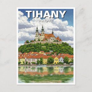 Tihany Hungary Travel Postcard