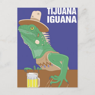 Tijuana Iguana Design Postcard