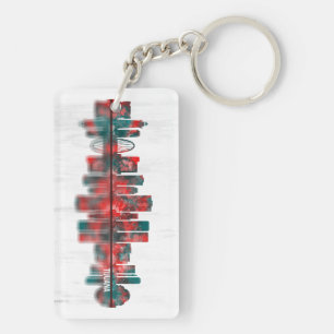 Tijuana Mexico Skyline Key Ring