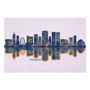 Tijuana Skyline Poster