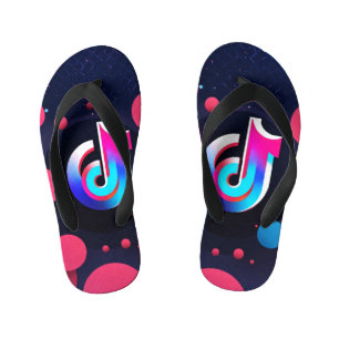 Tik tok  kid's flip flops