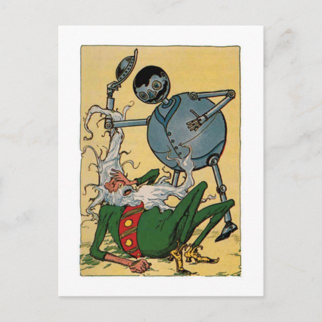 Tik-Tok Vintage Little Wizard of Oz Postcard (Front)