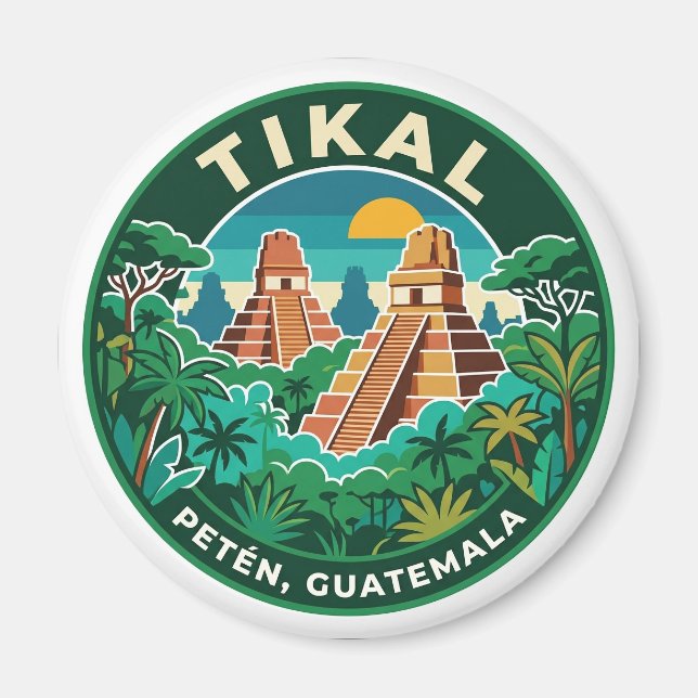 Tikal Guatemala Magnet (Front)