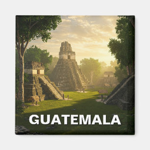 Tikal Guatemala Travel Magnet