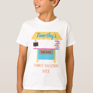 Tiki Bar Family Vacation fun T-Shirt