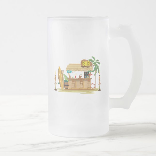 Tiki Bar Frosted Mug (Right)