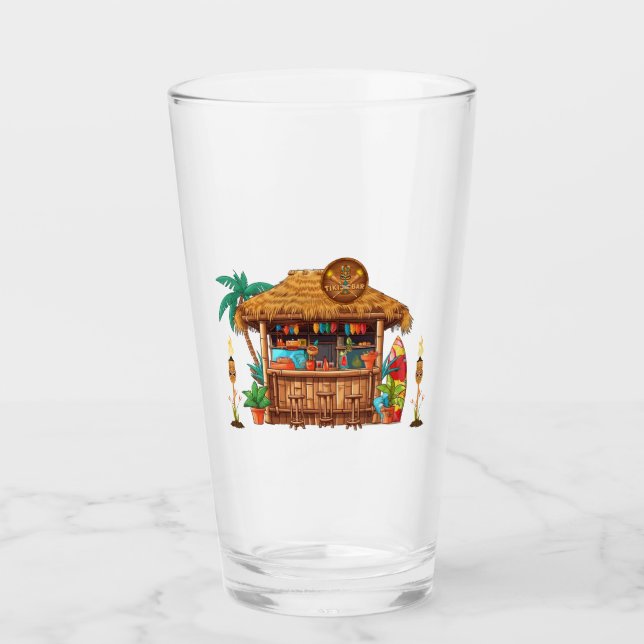 Tiki Bar Glass (Front)