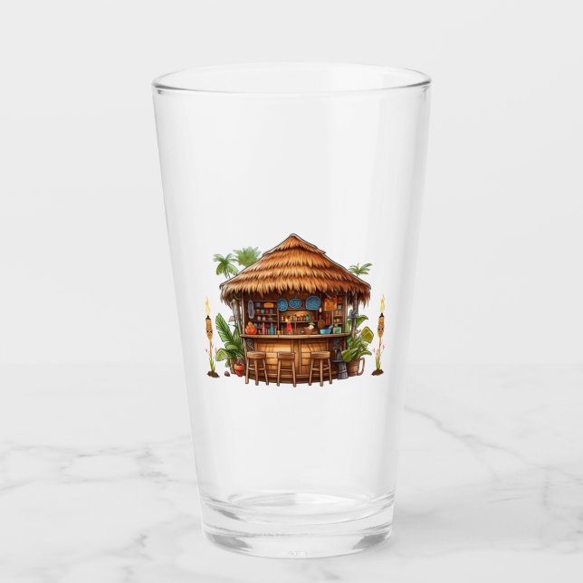 Tiki Bar Glass (Front)