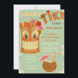 Tiki Bar Invitation<br><div class="desc">Planning a Hawaiian luau this summer? You've found the right invitation for your celebration. The card is easy to customise with your wording, font, font colour and choice of six paper types. Not exactly what you're looking for? All our products can be custom designed to meet your needs at no...</div>