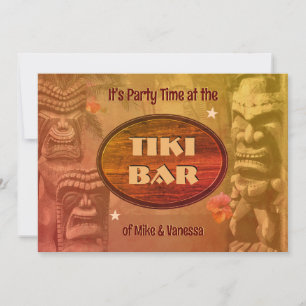 Tiki Bar Invitation