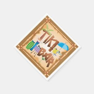 Tiki Bar Napkin