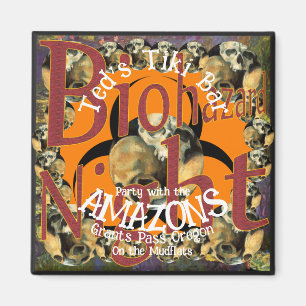 Tiki Bar Party with the Amazons on the Mudflats Magnet