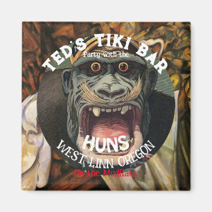 Tiki Bar Party with the HUNS on the Mudflats 2045 Magnet