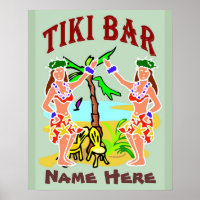 Tiki Bar Sign add name