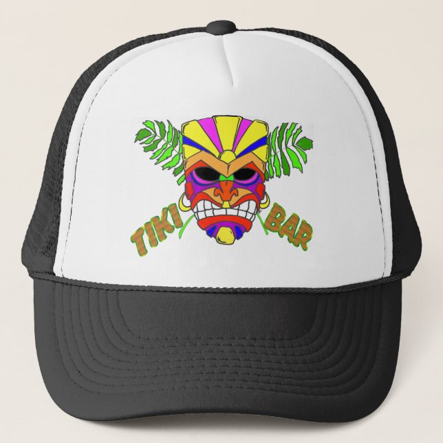 Tiki Bar Trucker Hat (Front)