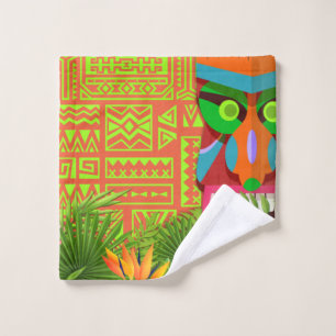 Tiki Bath Towel Set