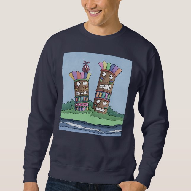 Tiki Bird Rosebud     Sweatshirt (Front)
